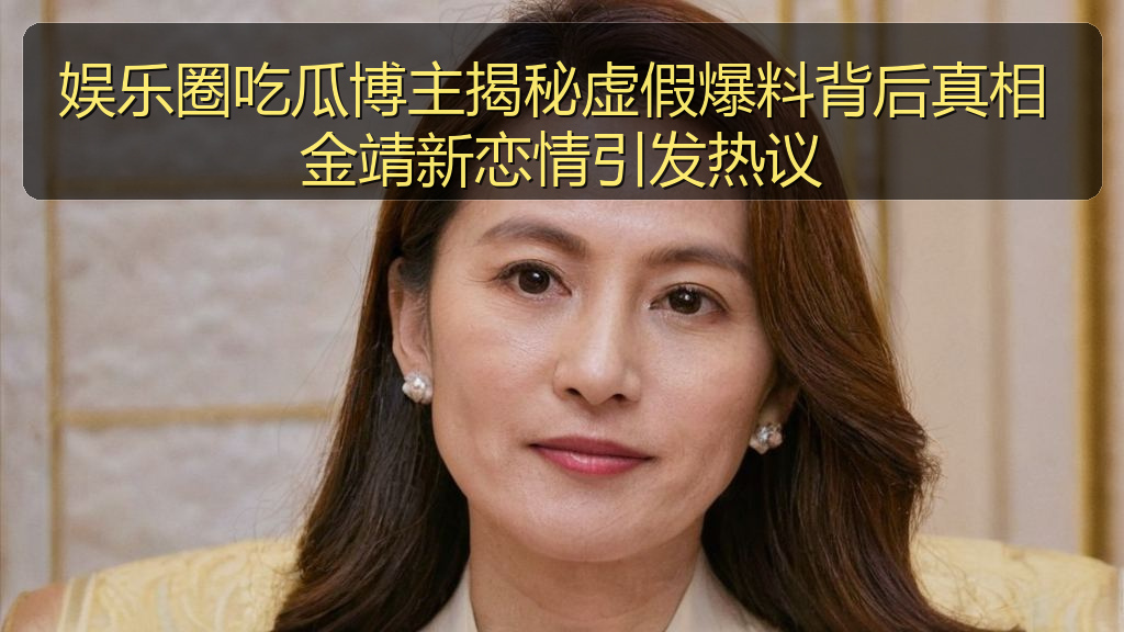 娱乐圈吃瓜博主揭秘虚假爆料背后真相 金靖新恋情引发热议