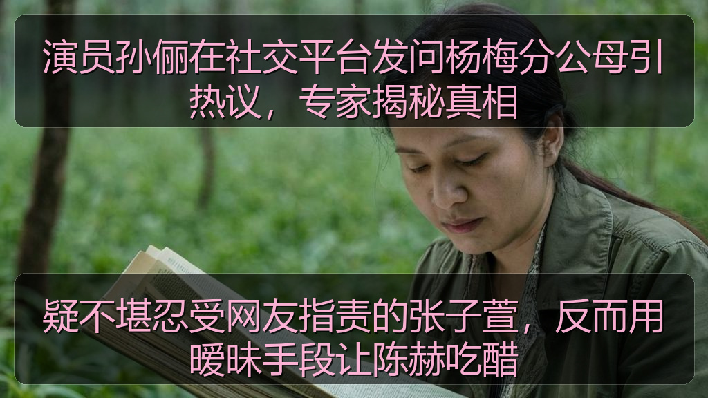疑不堪忍受网友指责的张子萱，反而用暧昧手段让陈赫吃醋