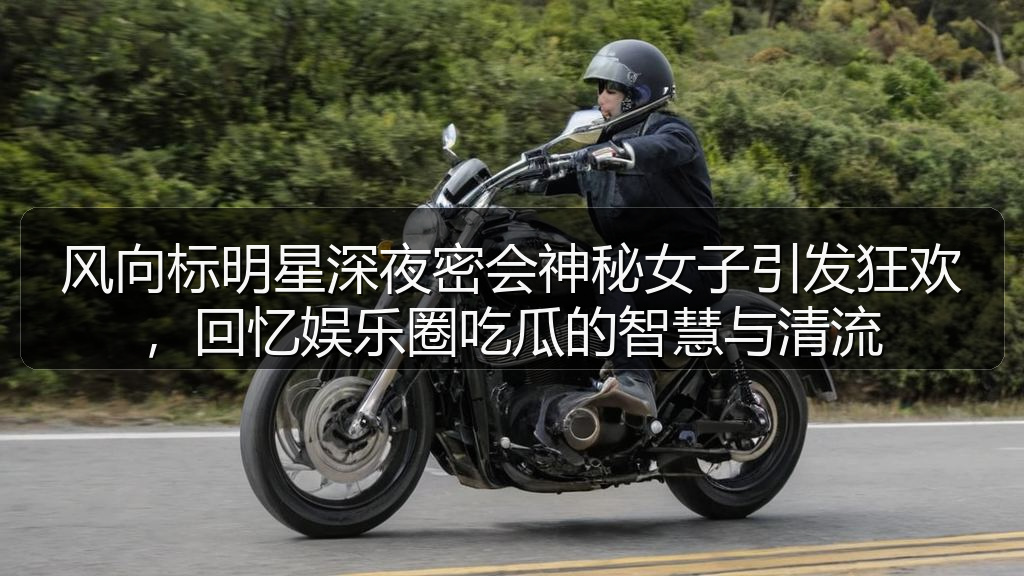 风向标明星深夜密会神秘女子引发狂欢，回忆娱乐圈吃瓜的智慧与清流